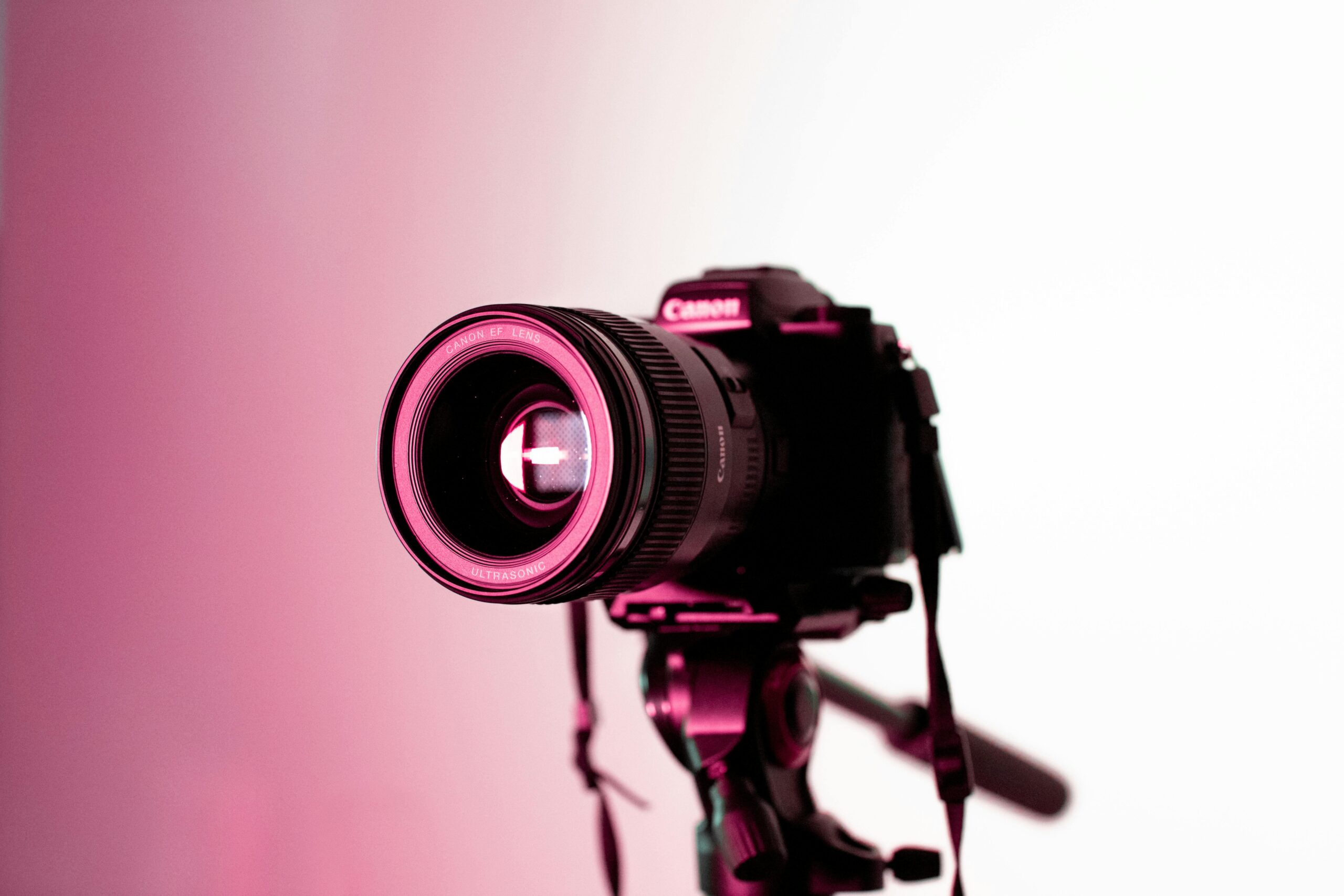 Close up photo of dslr camera